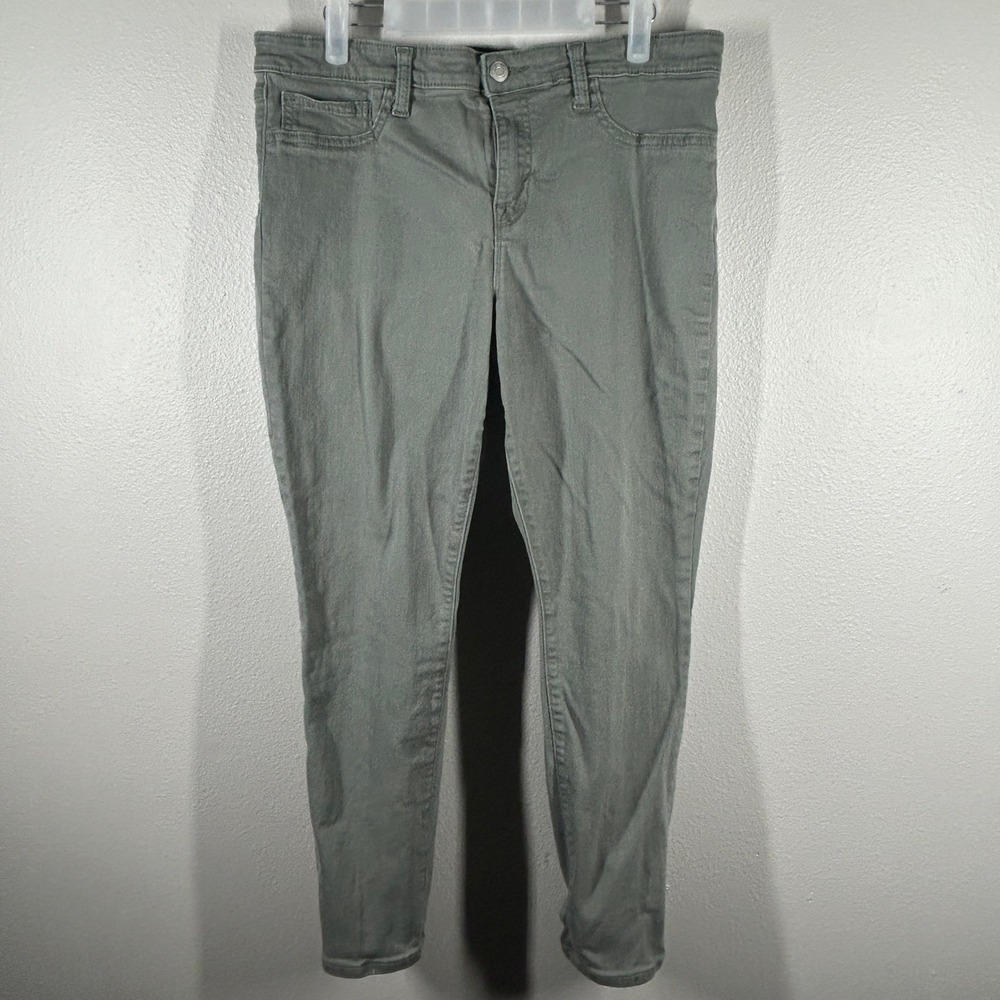 Gap Denim Favorite Jegging Olive Green Stretch Skinny Pants Womens 12/31